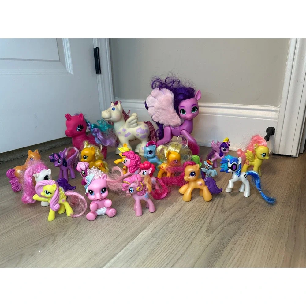 My Little Pony Figure‎ Lot G1 G3 G4 Pipp Petals Pinkie Pie DJ Pon-3 22 pcToy Set